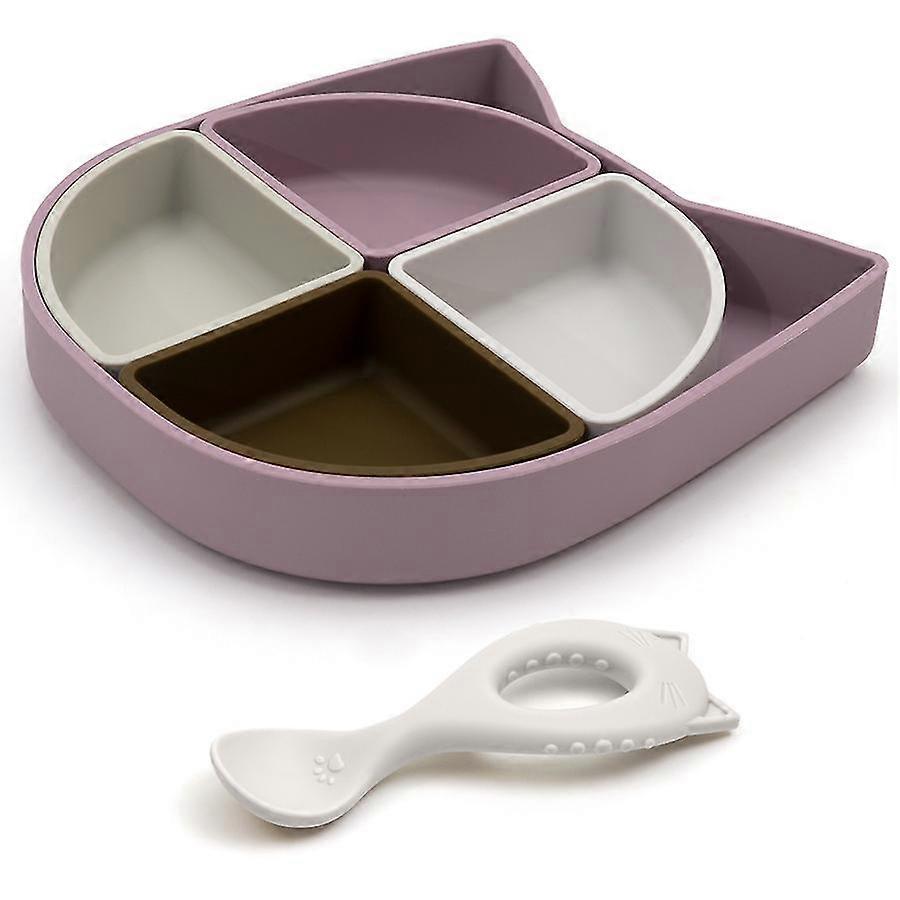 Baba Állat Alakú Edények Tányér Etetés Élelmiszer Étkészlet Bpa Ingyenes Rajzfilm Gyerek Ételek Baba Eszik Étkészlet Képzés