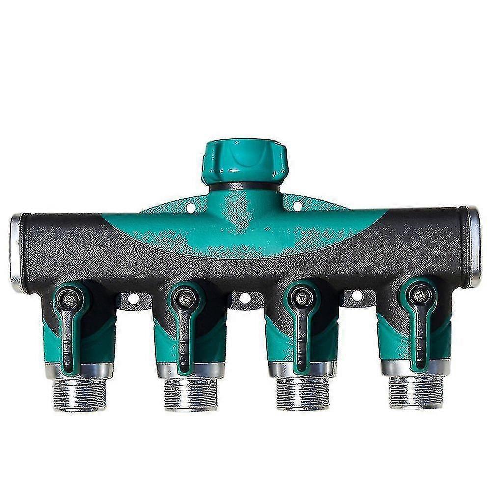 Garden 6-point Water Pipe Faucet Ball Valve, 1 Piece, Green