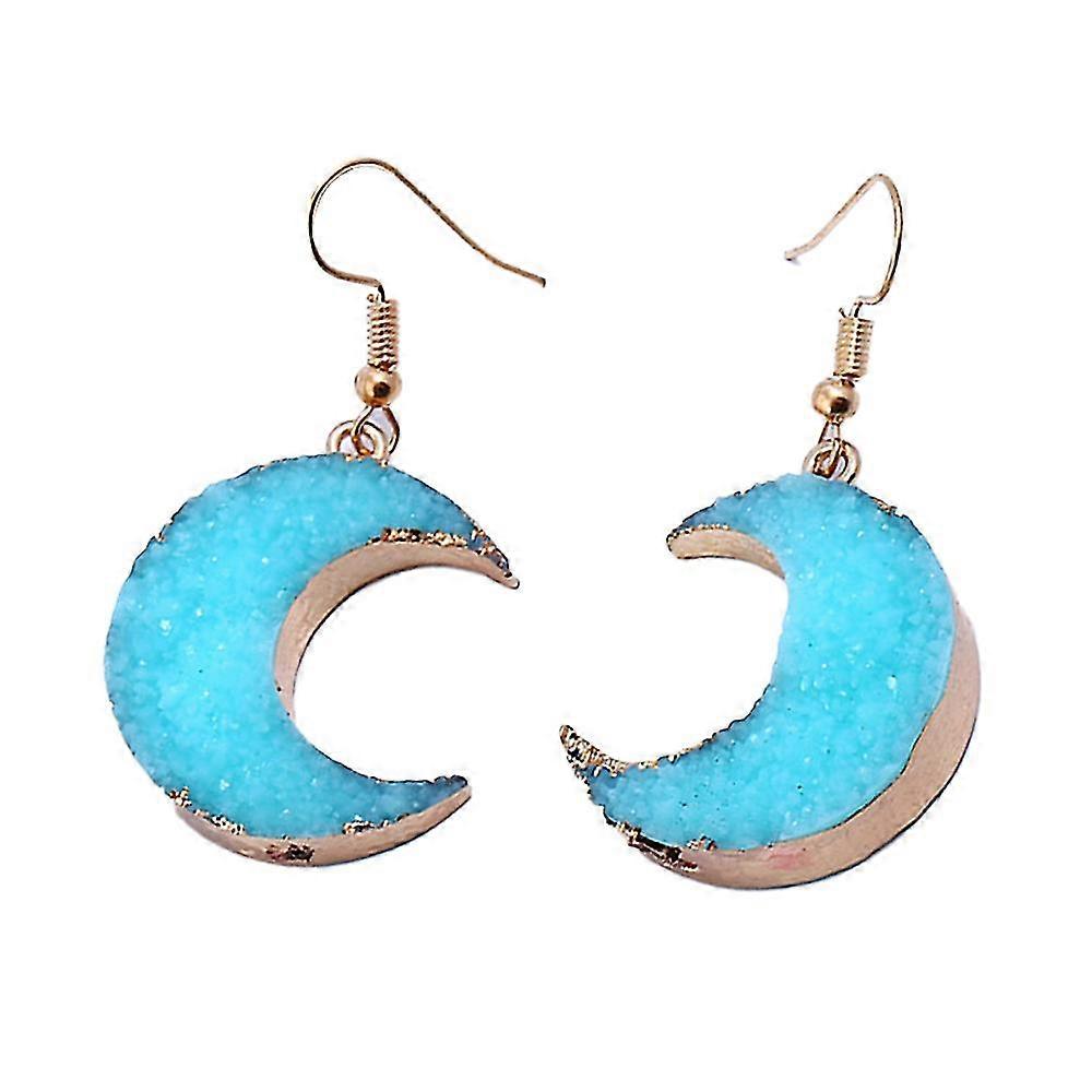 Boucles d’oreilles Moon, boucles d’oreilles simples et à la mode