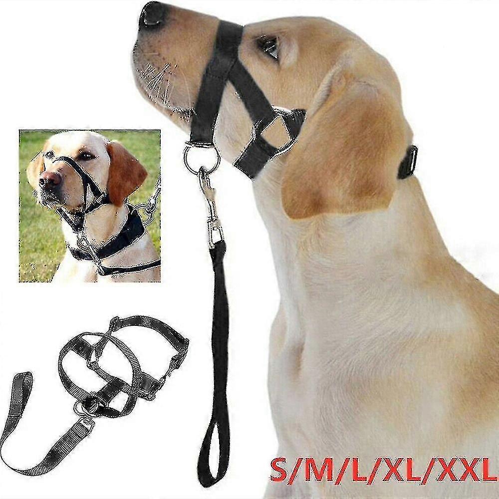 Dog Halter Training Head Collar Anti Stop Chewing Pets Accessories