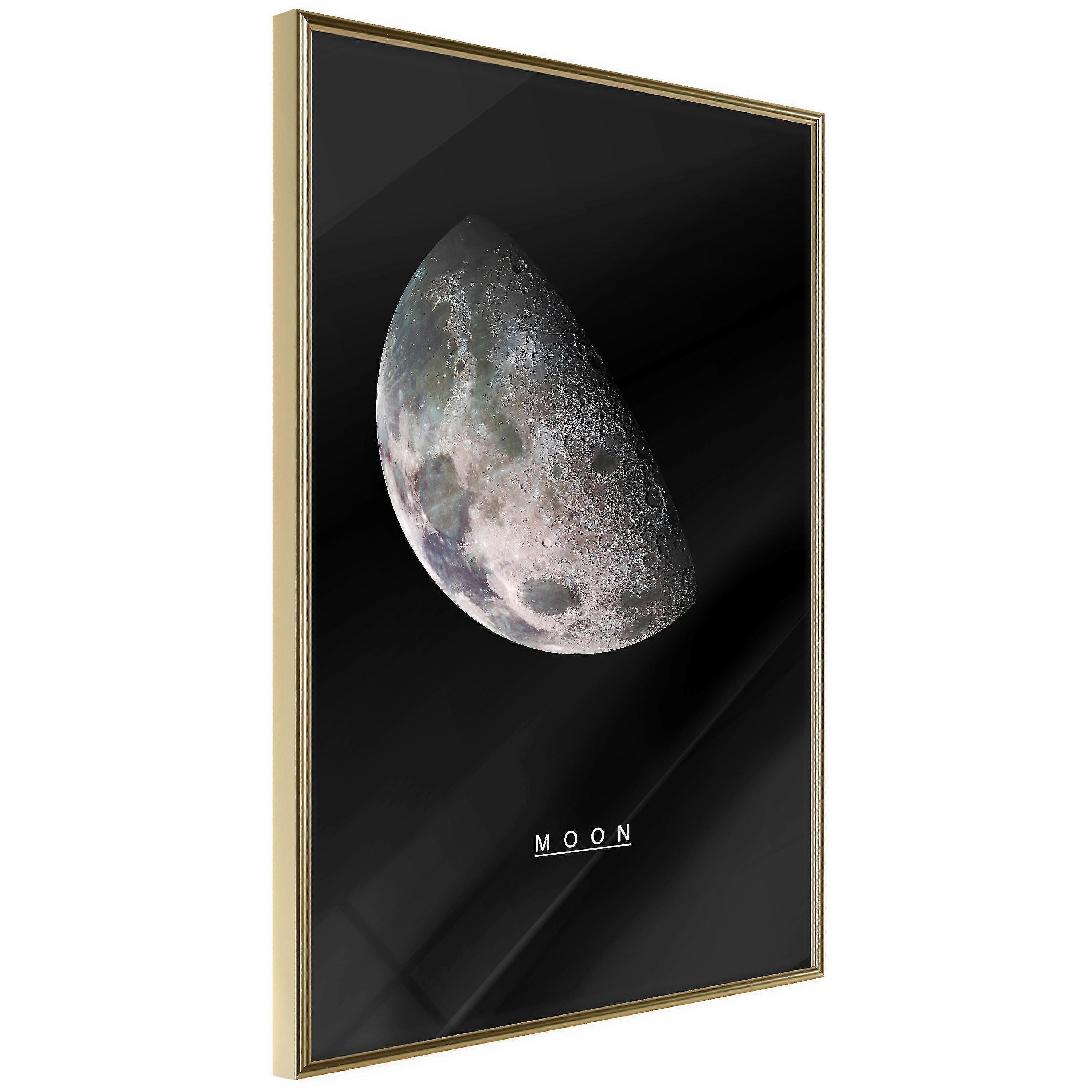 Poster - Het zonnestelsel: Maan