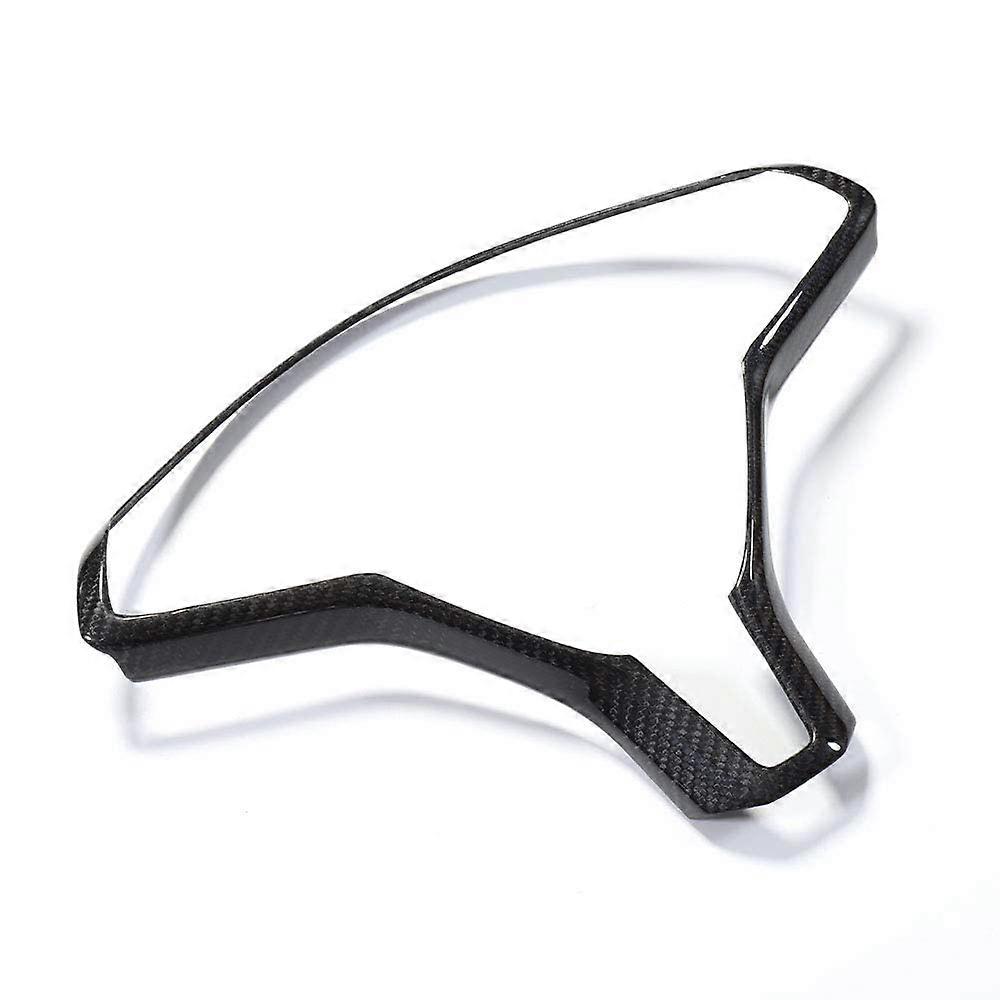 Steering Wheel Trim Cover for Model S X Accessories Real Carbon Fiber Car Inner Steering Wheel Fram