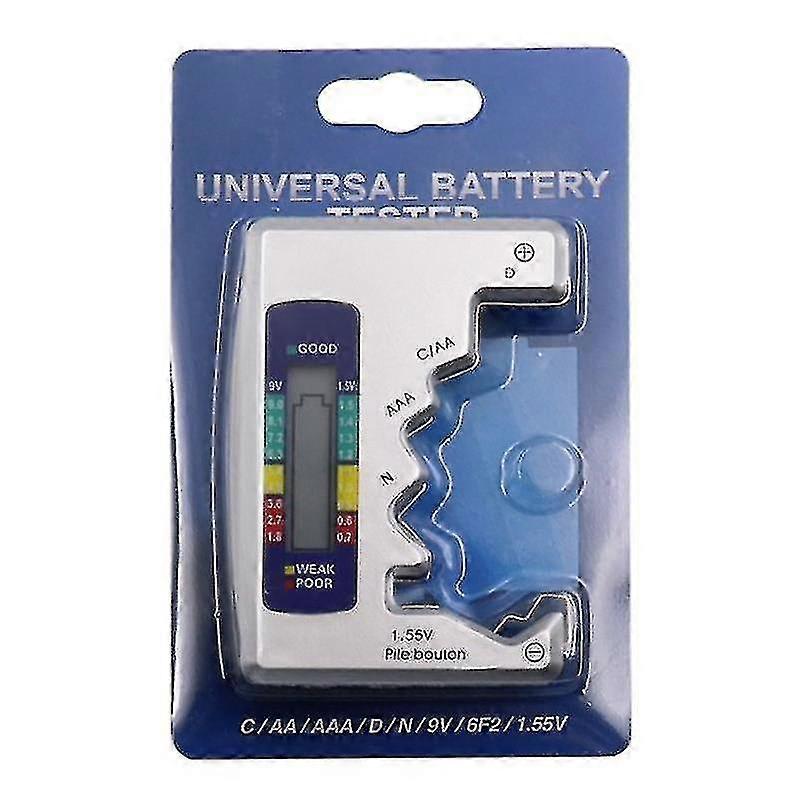 Universal Digital Lcd Battery Tester Checker C D N Aa Ce 9v 1.5v Aaa Button