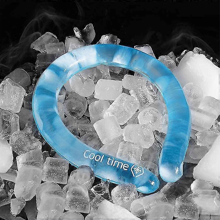 Guoguo الرقبة تبريد أنبوب يمكن ارتداؤها تبريد الرقبة يلتف لصيف الحرارة حرة اليدين حزمة باردة قابلة لإعادة الاستخدام الرقبة برودة