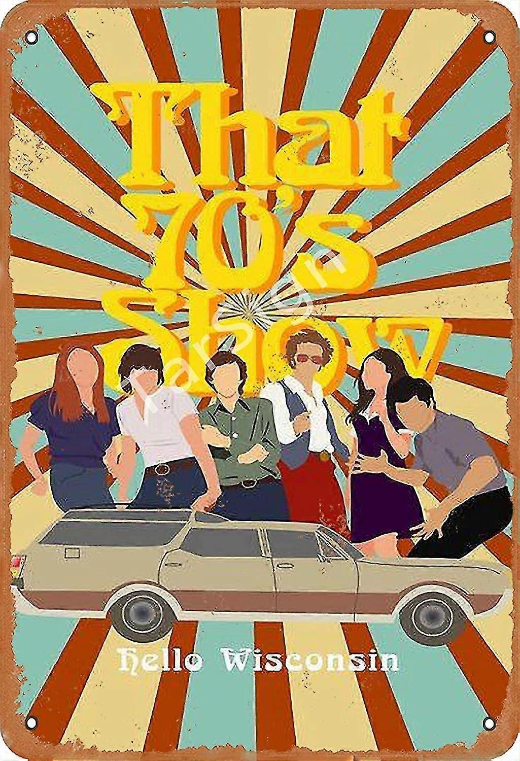 That 70's Show Vintage Tin Sign Logo Sign 8x12 polegadas OU 12x16 polegadas Publicidade Atraente Wall De
