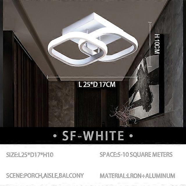 أضواء السقف الممر LED مصابيح غرفة المعيشة الحديثة الحد الأدنى لمصباح درج مدخل الشرفة تركيبات ديكور المنزل أدى بريق