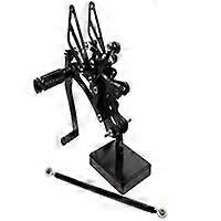 Para Yamaha YZF R6 1999 2000 2001 2002 Aluminio ajustable Motocicleta Reposapiés Reposapiés Pedales CNC Traseros Traseros