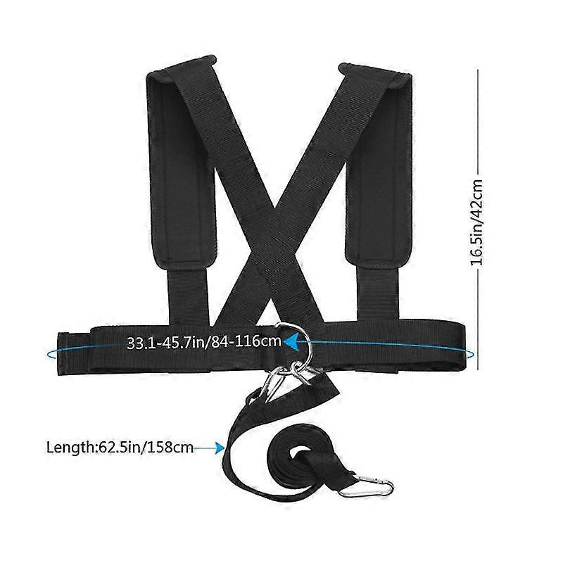 Weight-Bearing Resistance Band Training Exercise Strap Running Booster Speed Exercise Pull Belt