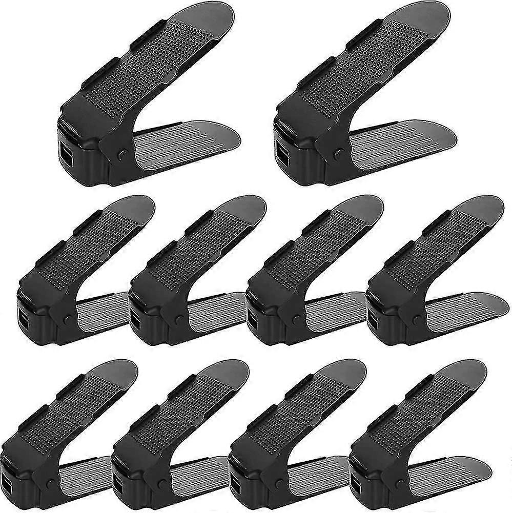 Pack Of 20 Adjustable Shoe Rack, Space Saving Shoe Rack, Shoe Organizer