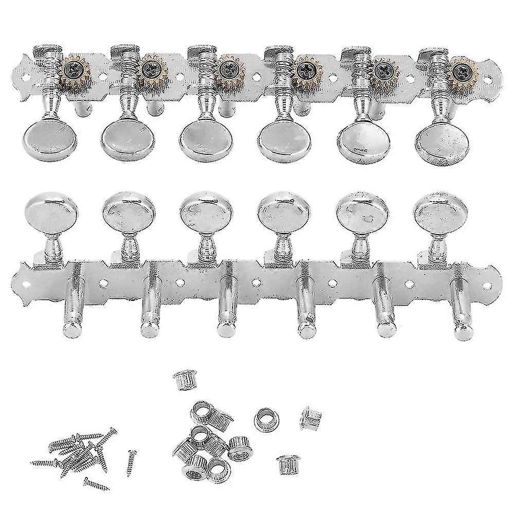 6x6 Zinc Alloy 12-String Guitar Tuning Pegs Machine Heads