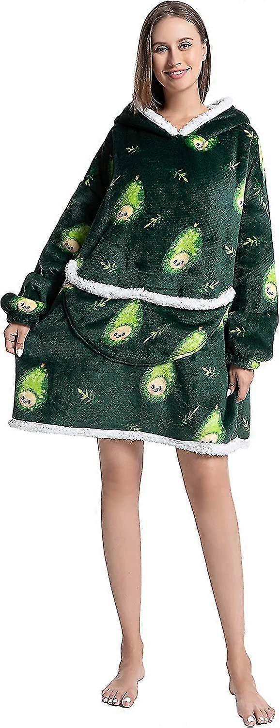 Polaire Surdimensionné Couverture Portable Sweat à capuche pour femmes Ados Géant Moelleux Moelleux Confortable Sherpa Fannel Snuggle Couverture