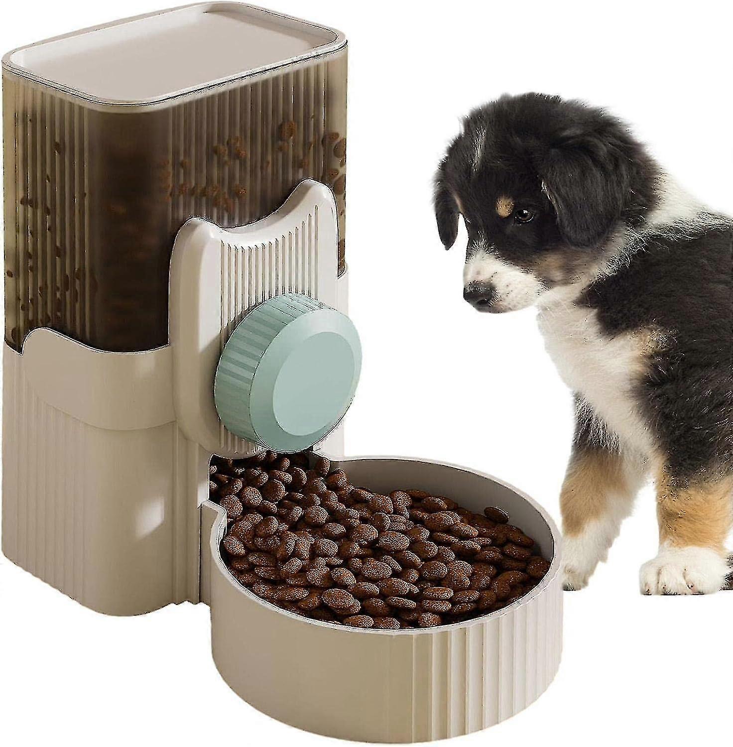 Alimentator automat pentru animale de companie și adăpător, capacitate de 1l Cușcă gravitațională automată Distribuitor de apă agățat pentru animale mici pentru câini și pisici