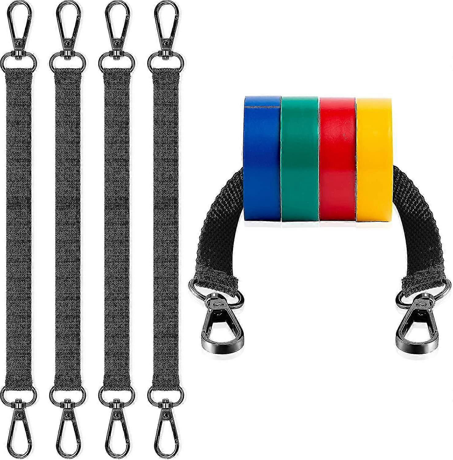 Electrical Tape Holder Strap Tape Measure Holder For Belt Tape Thong With Snap Hooks Polyester Electrical Tape Holder Chain Electrical Tape Strap For