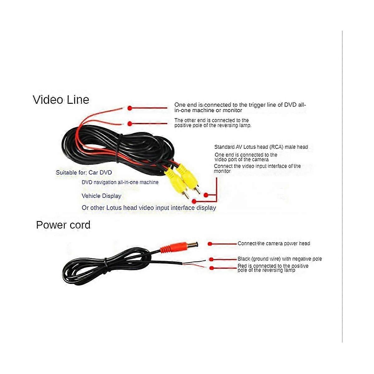Camera retrovizoare Wide Degree 4.3inch Tft LCD Display sau monitor impermeabil night vision inversare B XYT