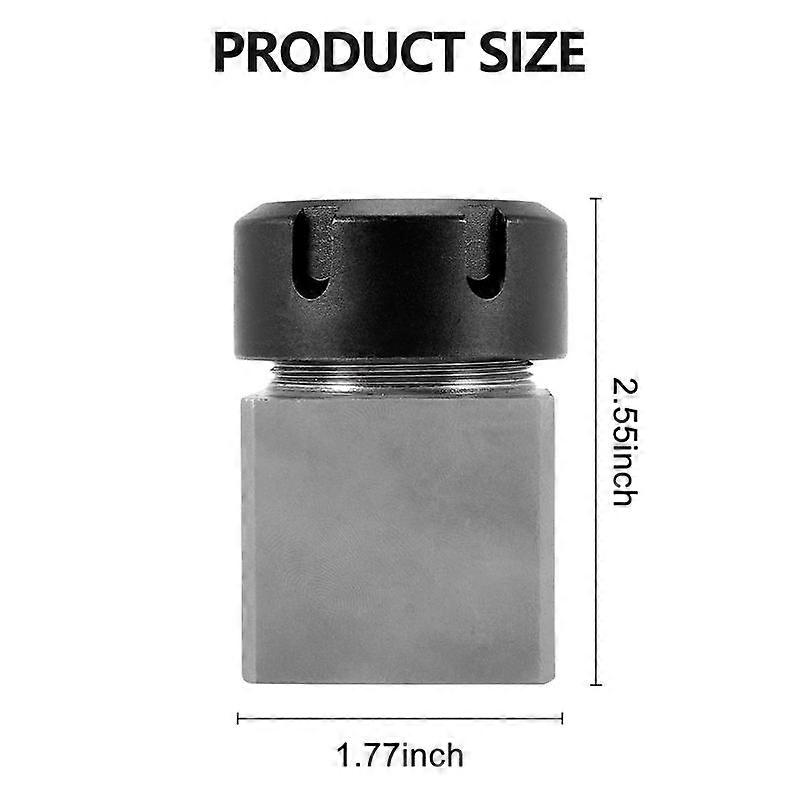 ER32 Collet Chucks Block Set of 2 and Hex Workholding Holder for Lathe Engraving Machine