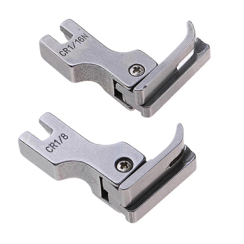2pcs 1/8 1/16 Industrial Sewing Machine Right Side Compensating Presser Foot