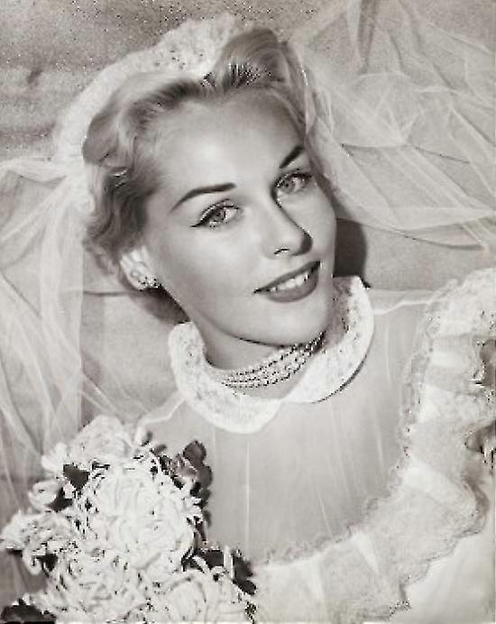 Portrait Of A Bride Smiling Poster