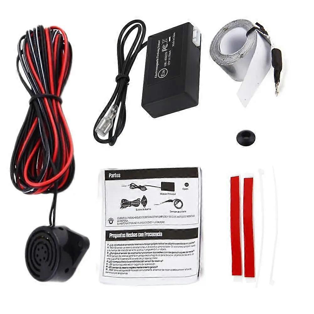 Electromagnetic Auto Car Parking Sensor Reversing Reverse Backup Radar with Buzzer Alarm No Drill No Hole Car Detector