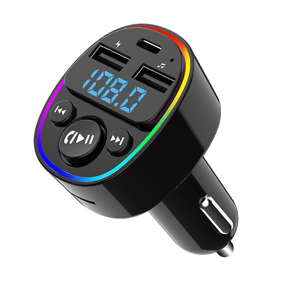 Bluetooth Car FM Transmitter Support Hands free Calling USB Drive SD Card LED Display Wireless MP3 Player
