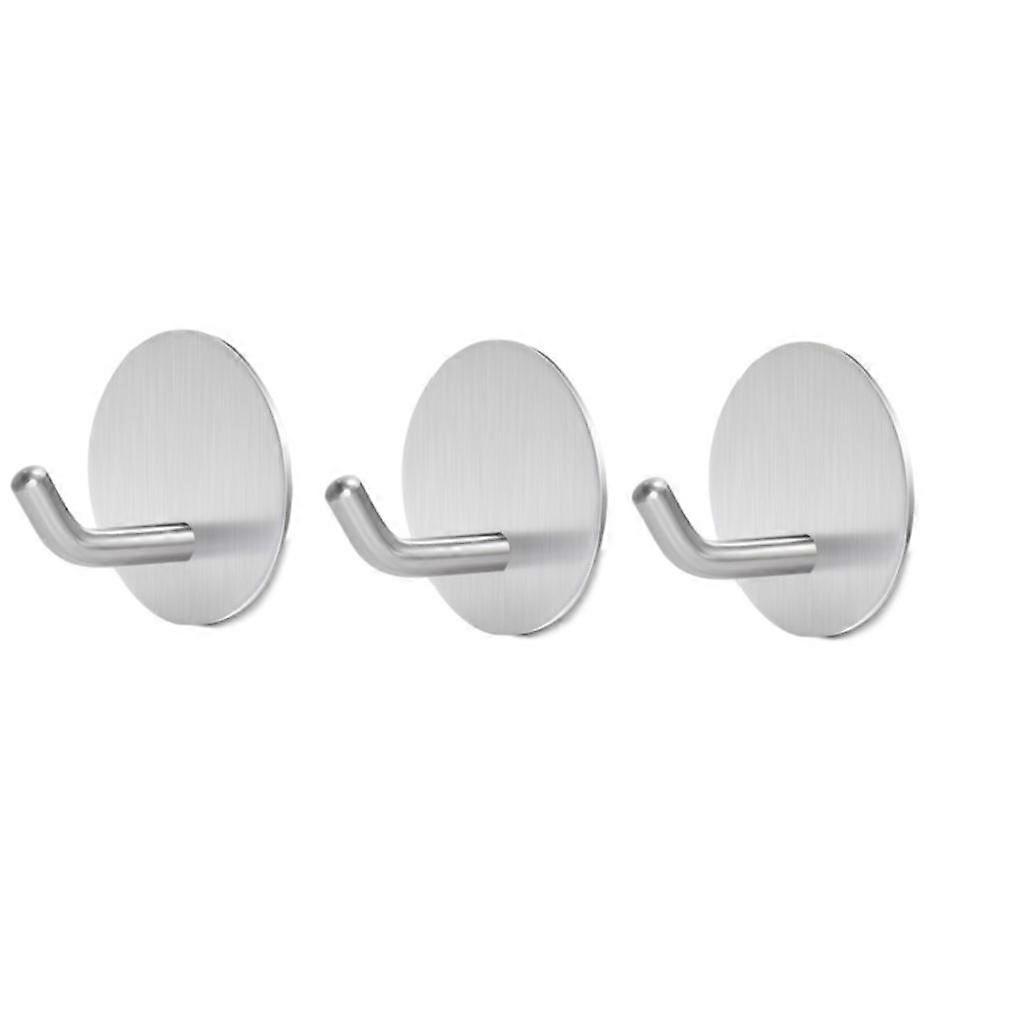 3pcs SUS304 Wall Hangers Brushed Kitchen Door Hanging Hooks