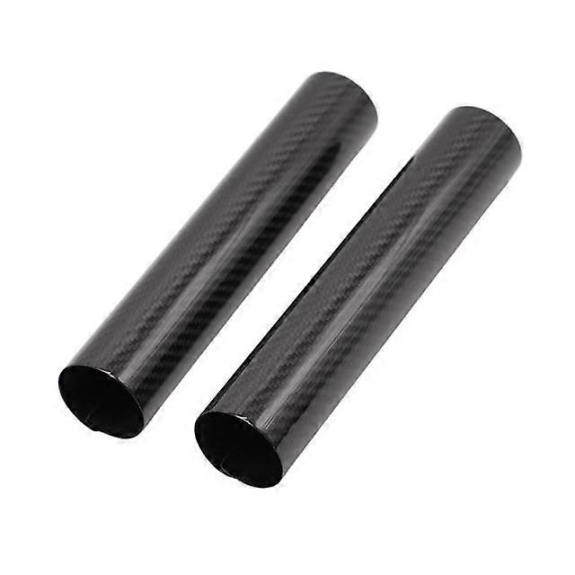 2Pcs Motorcycle Front Fork Shock Cover Protector Carbon Fiber for Bike Front Fork Shock Absorber Wrap Cover Protector