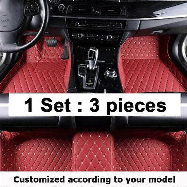 Car Floor Mats For Chevrolet Aveo MK2 Sonic 2017 2016 2015 2014 2013 2012 2011 Auto Accessories Leather Waterproof ProtectorMotor Vehicle Carpet & Uph