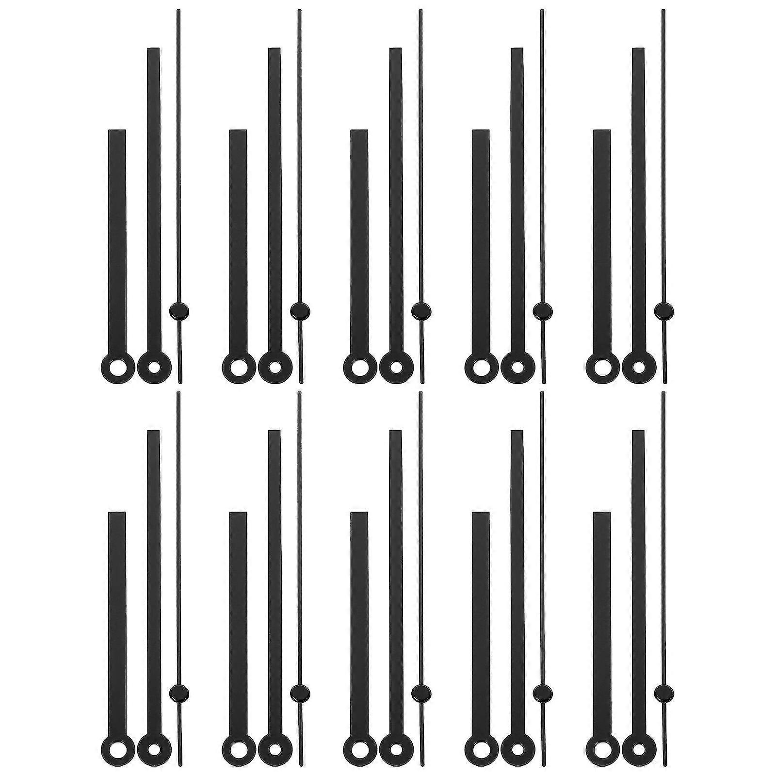 10 Sets Clock Hands Professional DIY Wall Clock Hands Replacement Clock Accessories