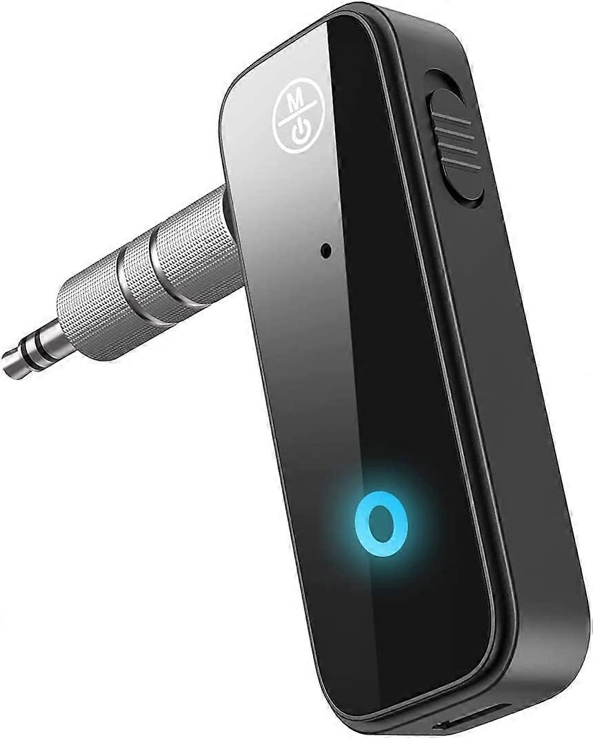59.5*22*12mmBluetooth Car Bluetooth Receiver Adapter Jack Bluetooth5.0 Bluetooth Transmitter ,Bluetooth Adapter Aux 3.5mm Portable Wireless for TV Spe