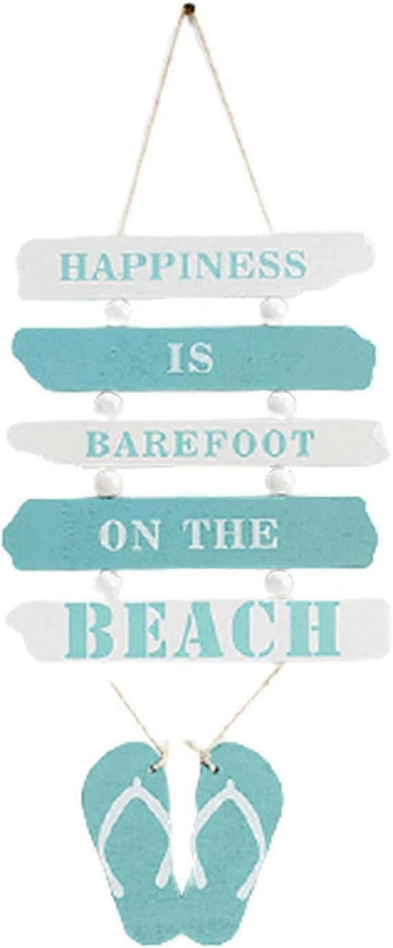 ヴィンテージデザインビーチプラークドアウォールプラーク木製装飾サインクリエイティブビーチプラークマを吊るす