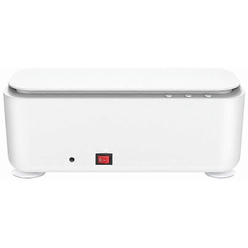 Ultrasonic cleaning machine Glasses cleaning machine Ultrasonic cleaning machine USB version white