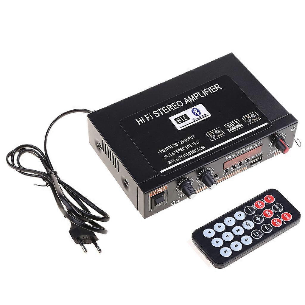 Hifi Bluetooth-compatible Stereo Audio Amplifier Car Digital Sound Amplifier