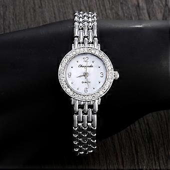Damenuhren Mode Silber Luxus Strass Uhr Frauen Armband Damen Armbanduhr Uhr reloj mujer zegarek damski saati