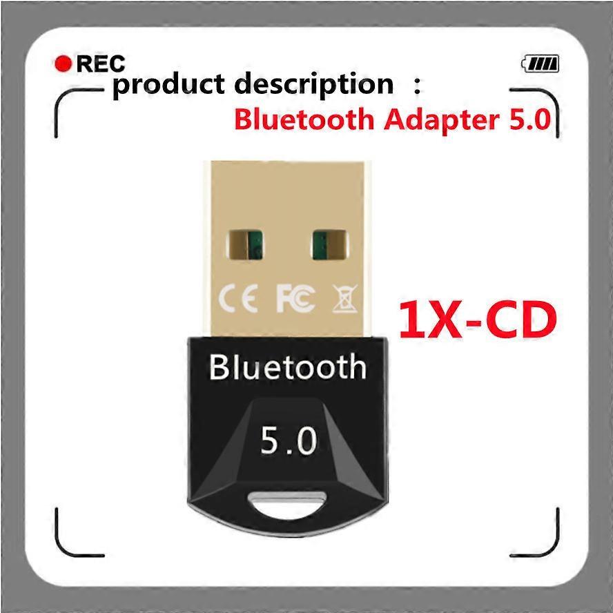 GRWIBEOU Bluetooth Adapter 5.0 Bluetooth Dongle Bluetooth 4.0 Adapter USB Receiver Transmitter wireless adapter for PC computer
