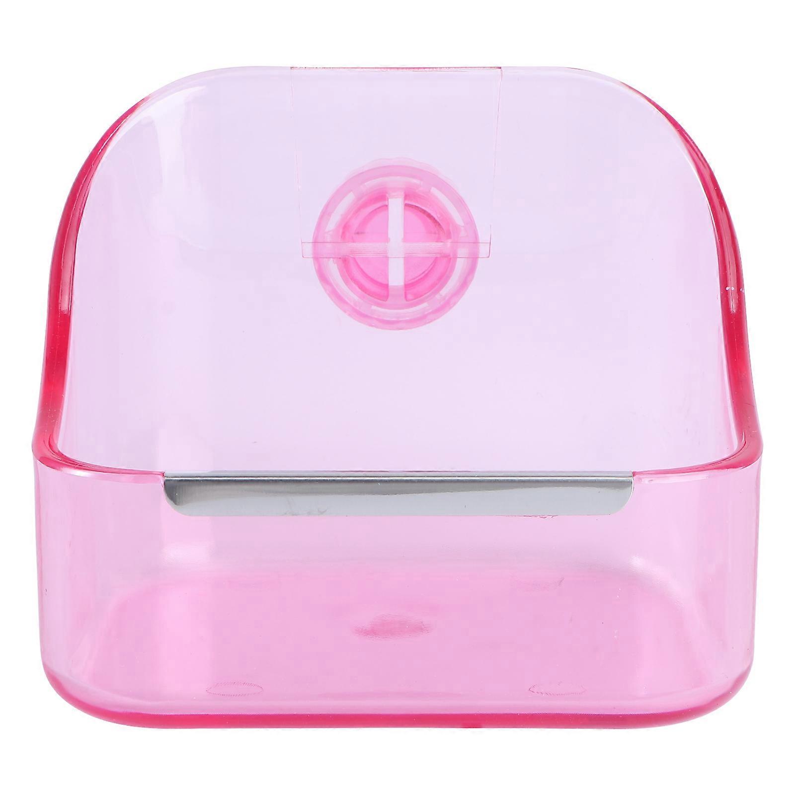 1 Stück kleine Haustierfütterung Futter Wasser Napf Fixierbare Kunststoffschüssel für Kaninchen Kaninchen