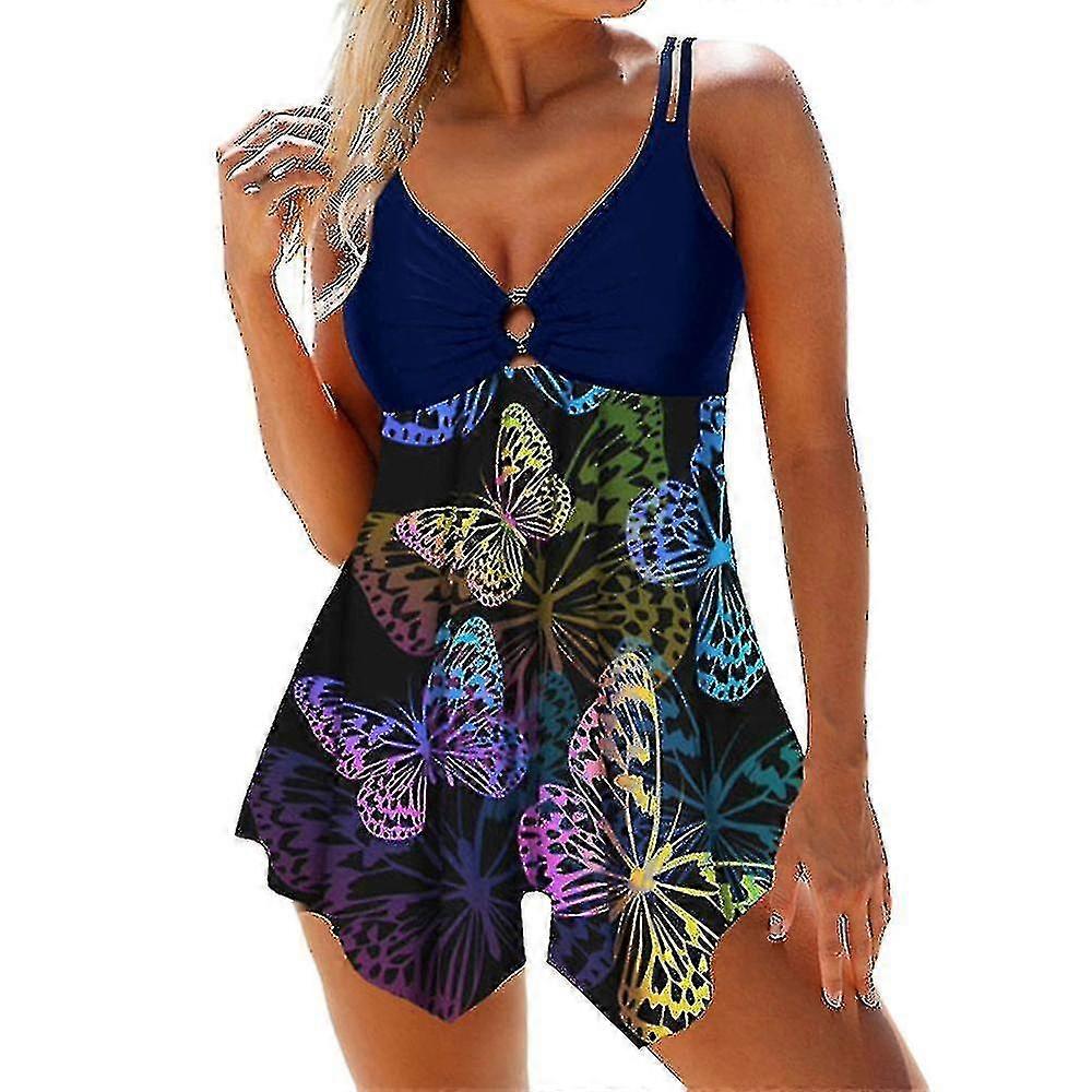 Dam Badkläder Badklänning Tankini Set