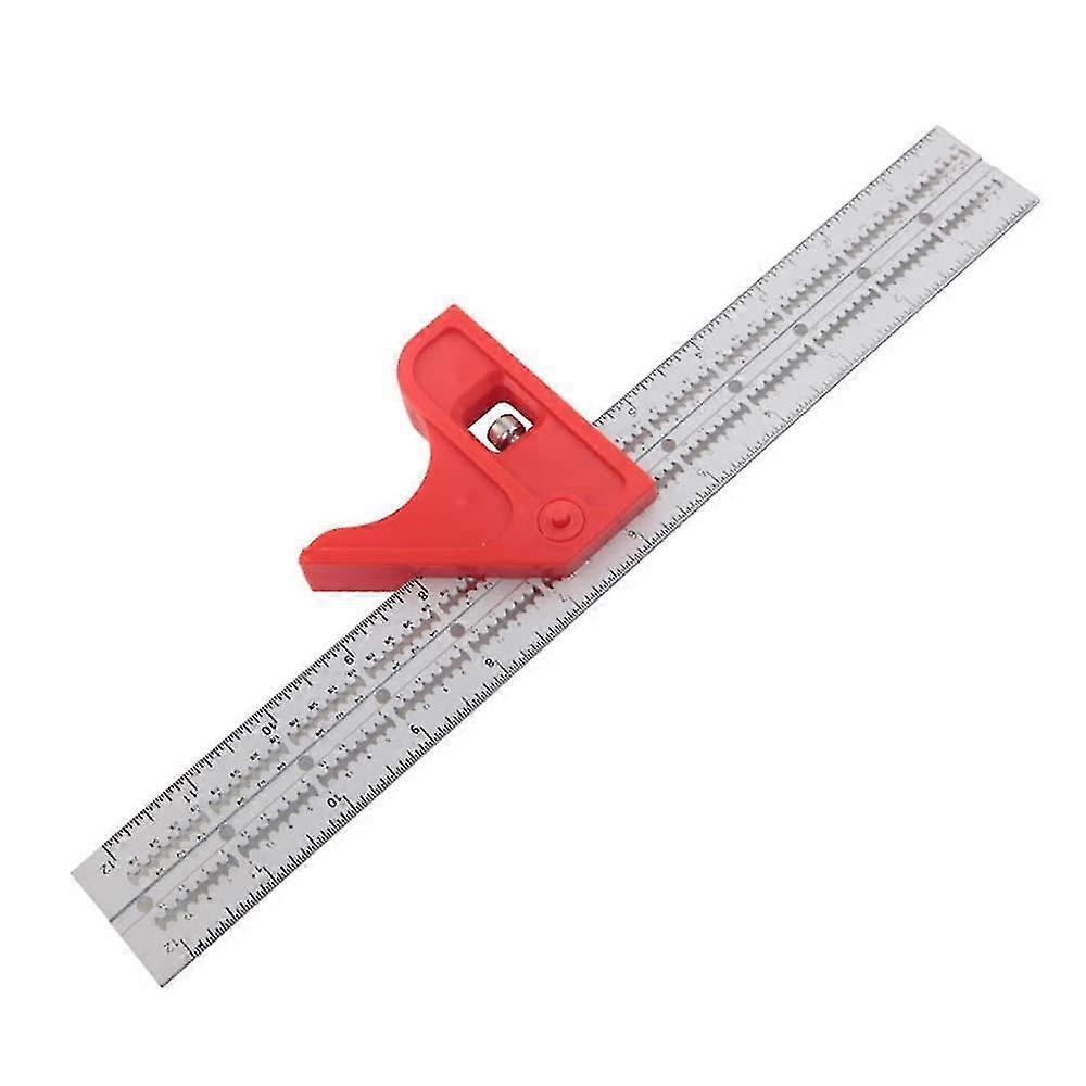 Combination Square Metal Angle Adjustable Combination Square Universal Try Square Adjustable Metal 12 Inches Aluminium Abs 90 & 45 Degree Measurements