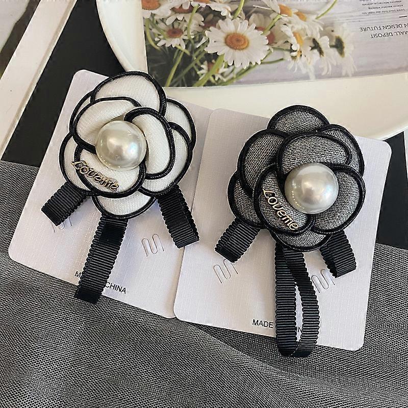 Broche Imitation Perle Nœud Papillon En Gros Pour Création De