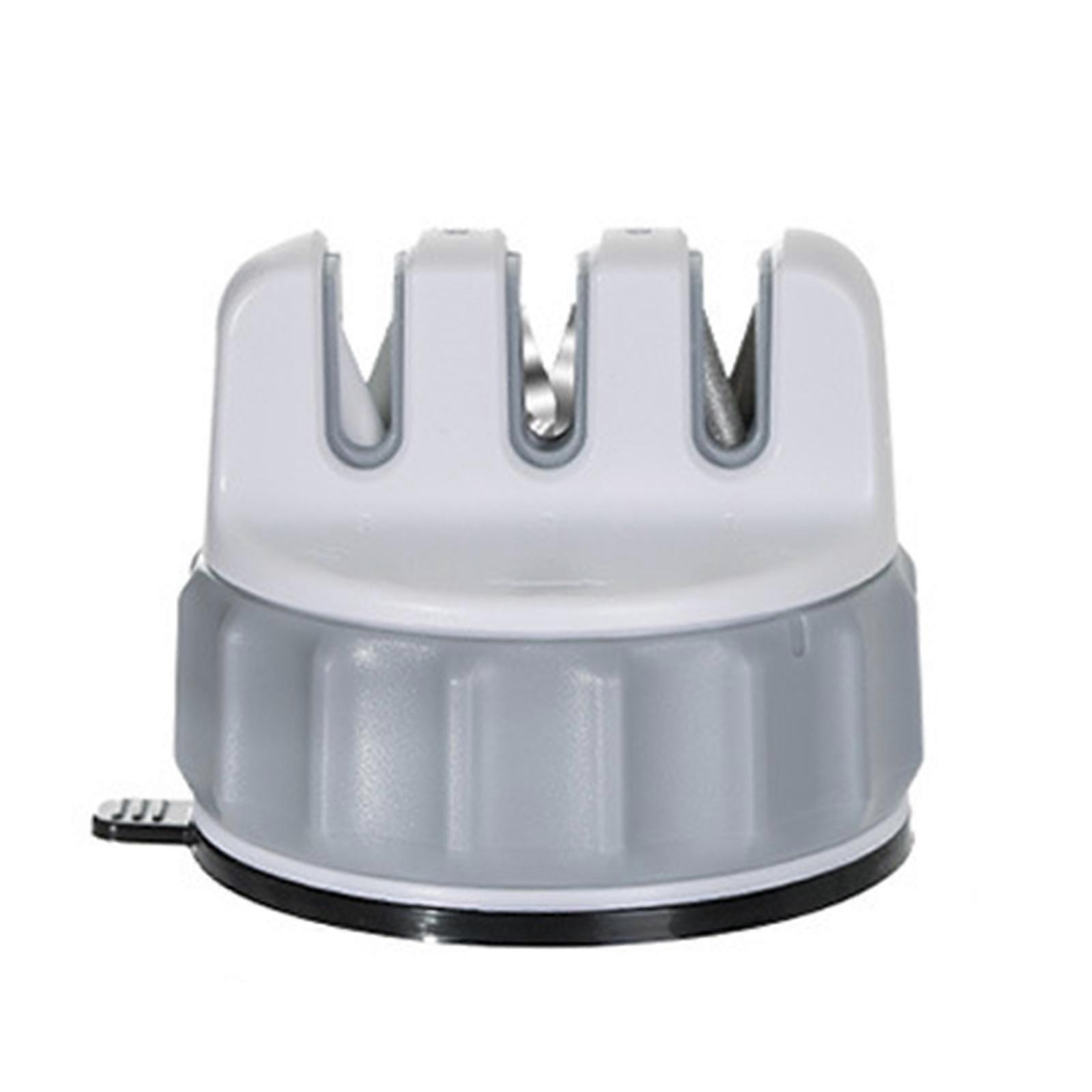 Fixable Sharpen Stone Trible Wheel Whetstone Super Suction Knife Sharpener