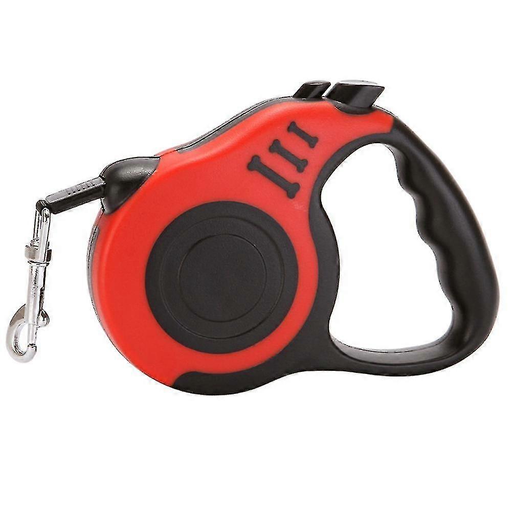 5m Automatic Retractable Leash For Dog Walking - Red