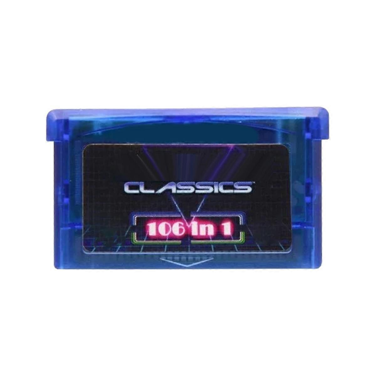 106 in 1 Game for Game Card Supports Timely Archiving English Version