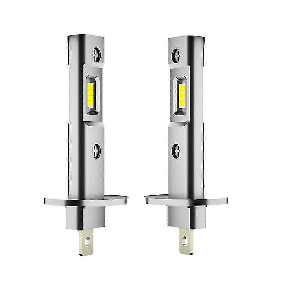 suitable for 2Pcs H1 H3 LED Headlight Bulb Mini 60W 30000LM CSP For Car Headlamp Fanless Light Auto Diode Fog Lamps 12V 6000K Automobile