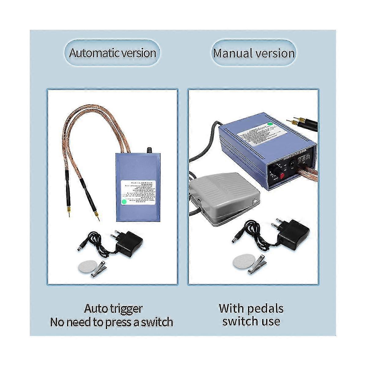 5000w Mini Spot Welder Machine Briy Kit Pack Outils de soudage Machine à souder portable, Foot Switch Eu Plug