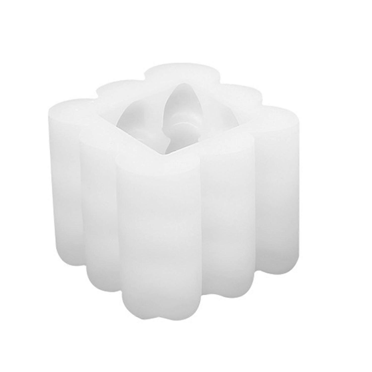 Heart Shape Cube Candle Mold Handmade Bubble Cube Ball Soap Mold DIY Chocolate Mousse Cake Mold