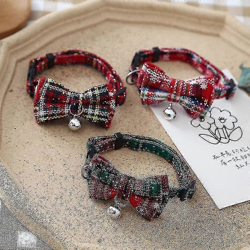 Cat Bowtie Collar With Adjable Kitten Bowtie Pet For S Medium Cat