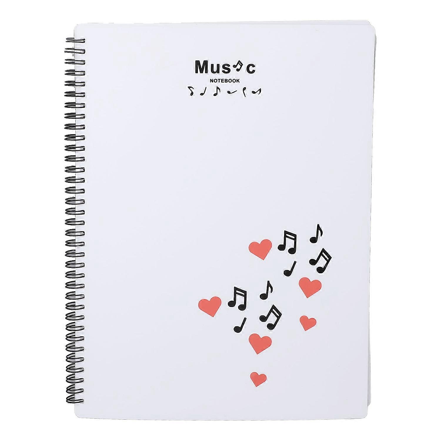 Sheet Music Folder 20 Sleeves 40 Pages A4 Sheet Music Binder for Orchestra School Choir Type B