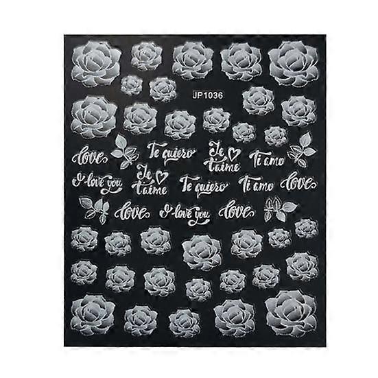 Nail Foils Butterfly Moon Floral Pattern DIY Manicure Decorations Nail Art Adhesive Decals