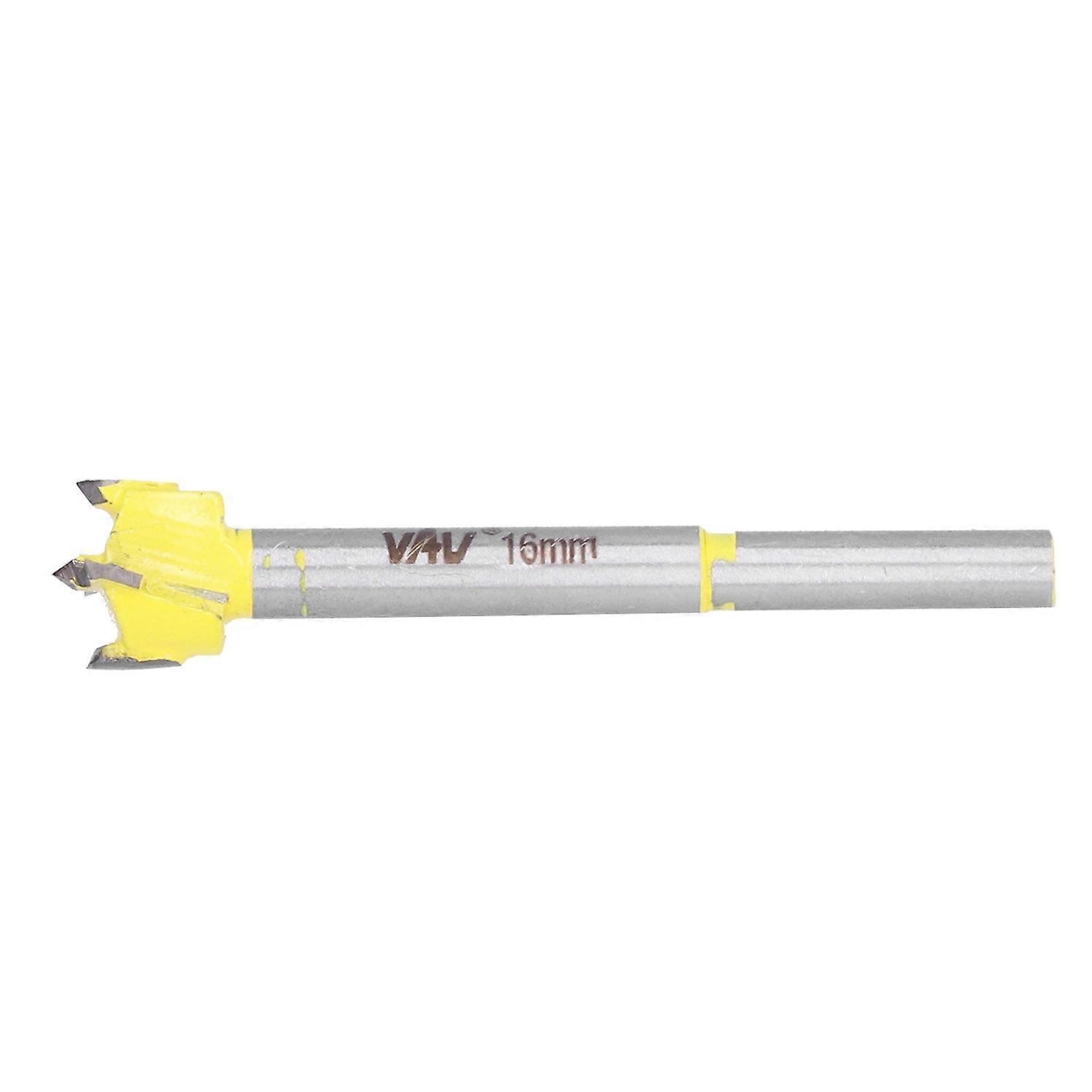 Woodworking Hole Opener 16mm High Perforation Efficiency Low Noise Curved Design Durable Wood Drill
