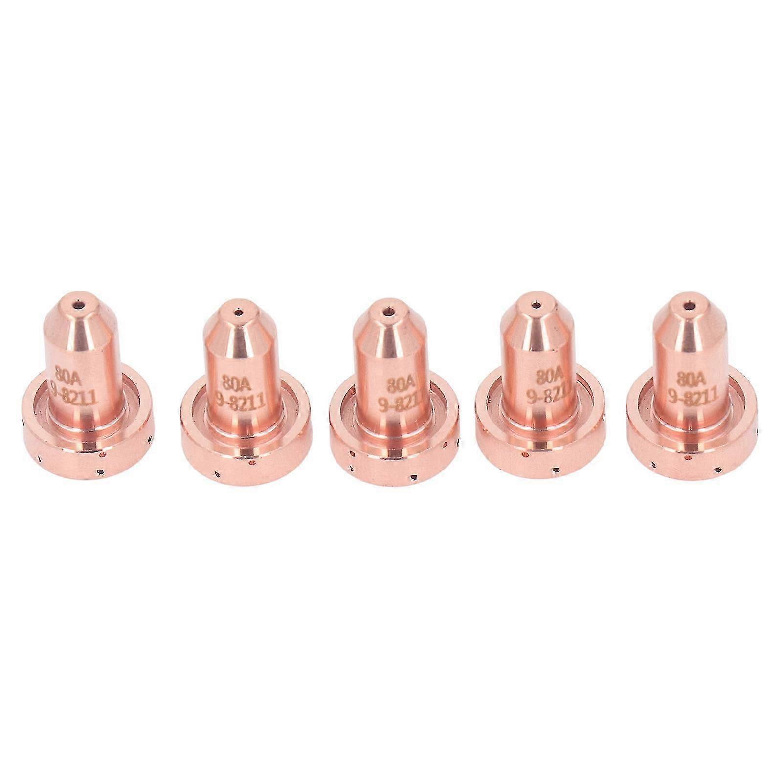 5Pcs Plasma Cutting Torch Tips Consumables 80A Thermal Dynamics SL60 SL100 Nozzle Head Replacement