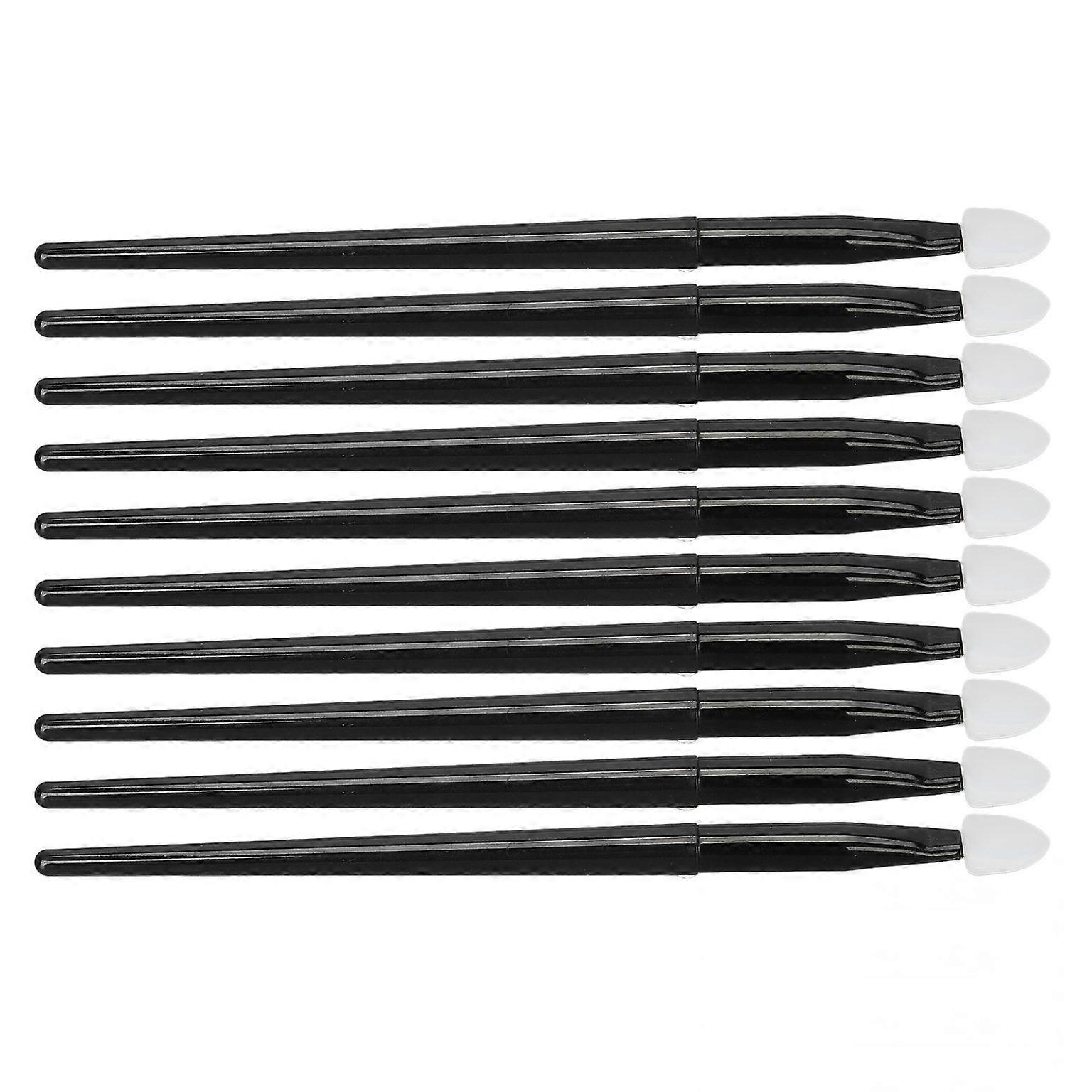 10-Piece Portable Silicone Eyeshadow Brush Kit