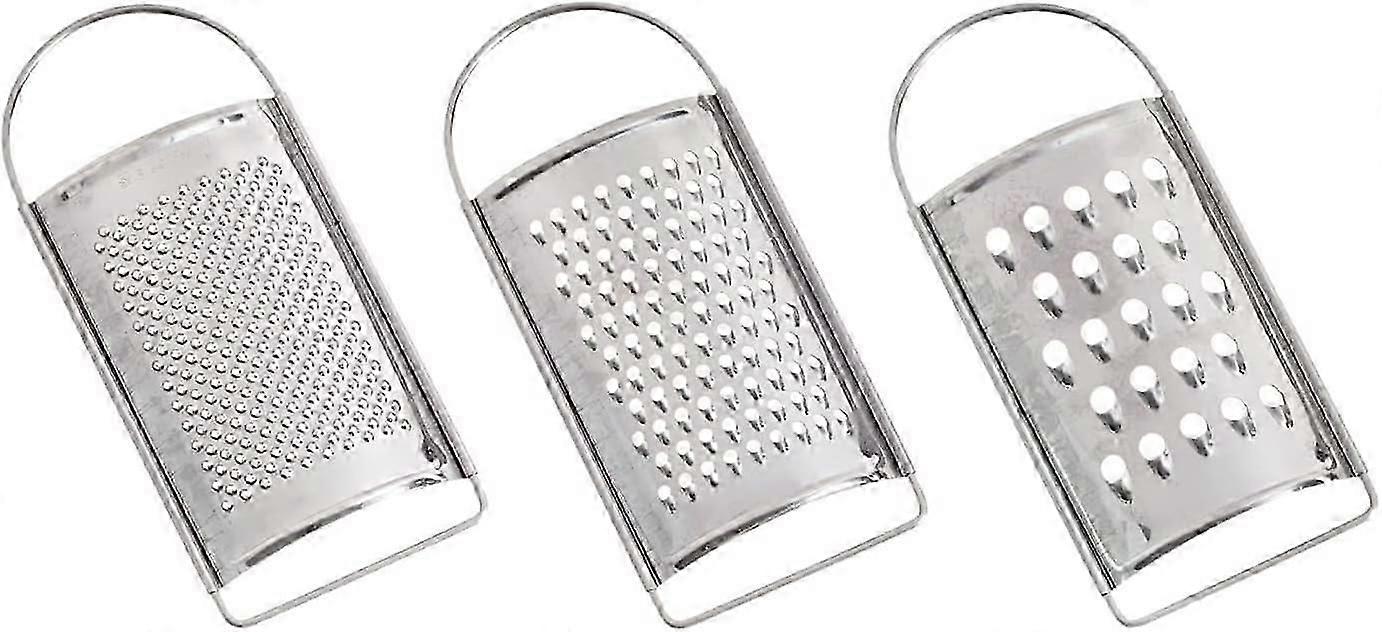 3 X Edelstahl Mini Käsereibe Slicer Zester Peeler Dicer Fruit Cutter Zitrone Zitrus Fein